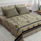 Cotton Satin 3pc Bedsheet - Autumn