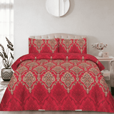 Crystal Cotton 3pc Bedsheet - Diamond