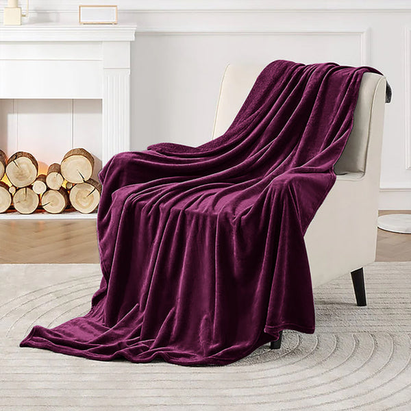 Fleece Blanket - Purple