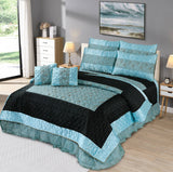 8pc Quilt Bed Set - Ice Oasis