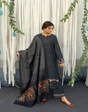 Dhanak 3pc with Pashmina Shawl Unstiched